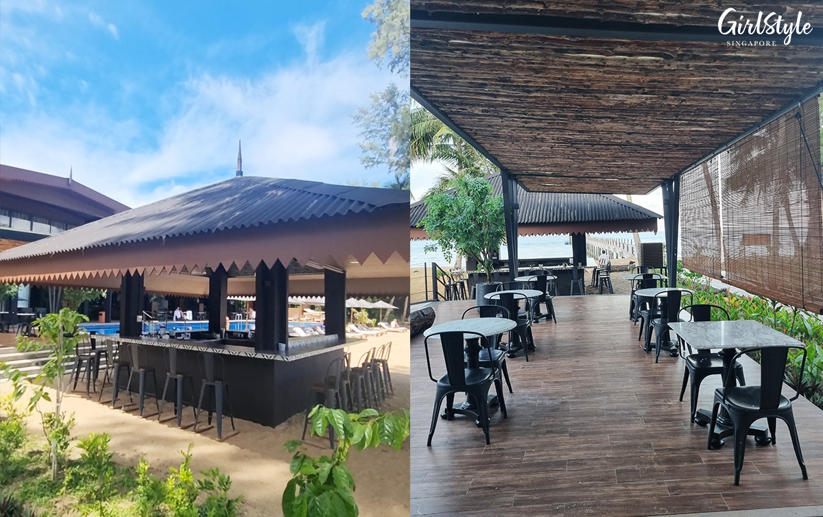 Tiki-style Beach Bar