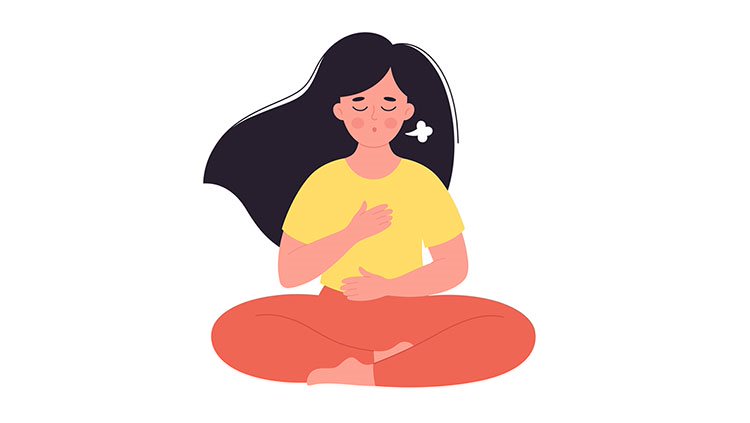 Try meditating when you encounter negative thoughts
