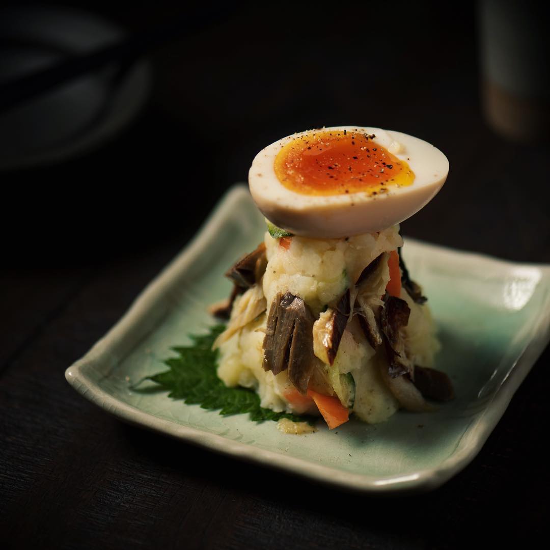 Potato Salad with Smoked Mackerel and Egg