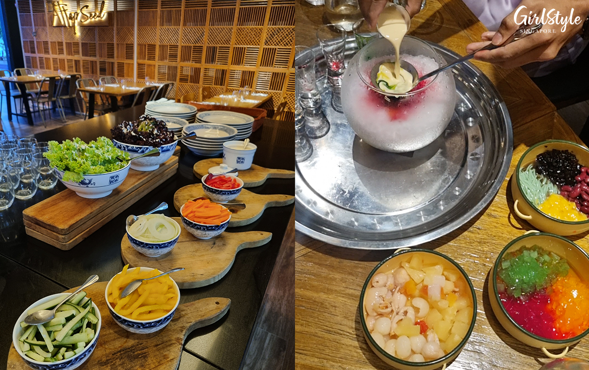 Buffet spread at Attap Seed