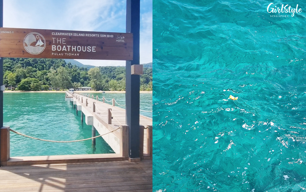 Crystal clear waters all around