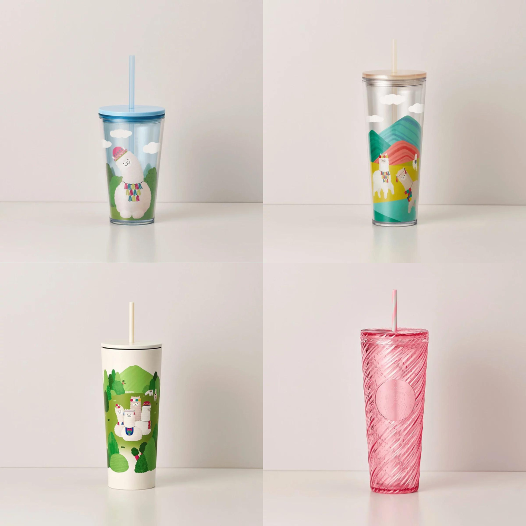 Starbucks Alpaca Boho Fiesta Cold Cups