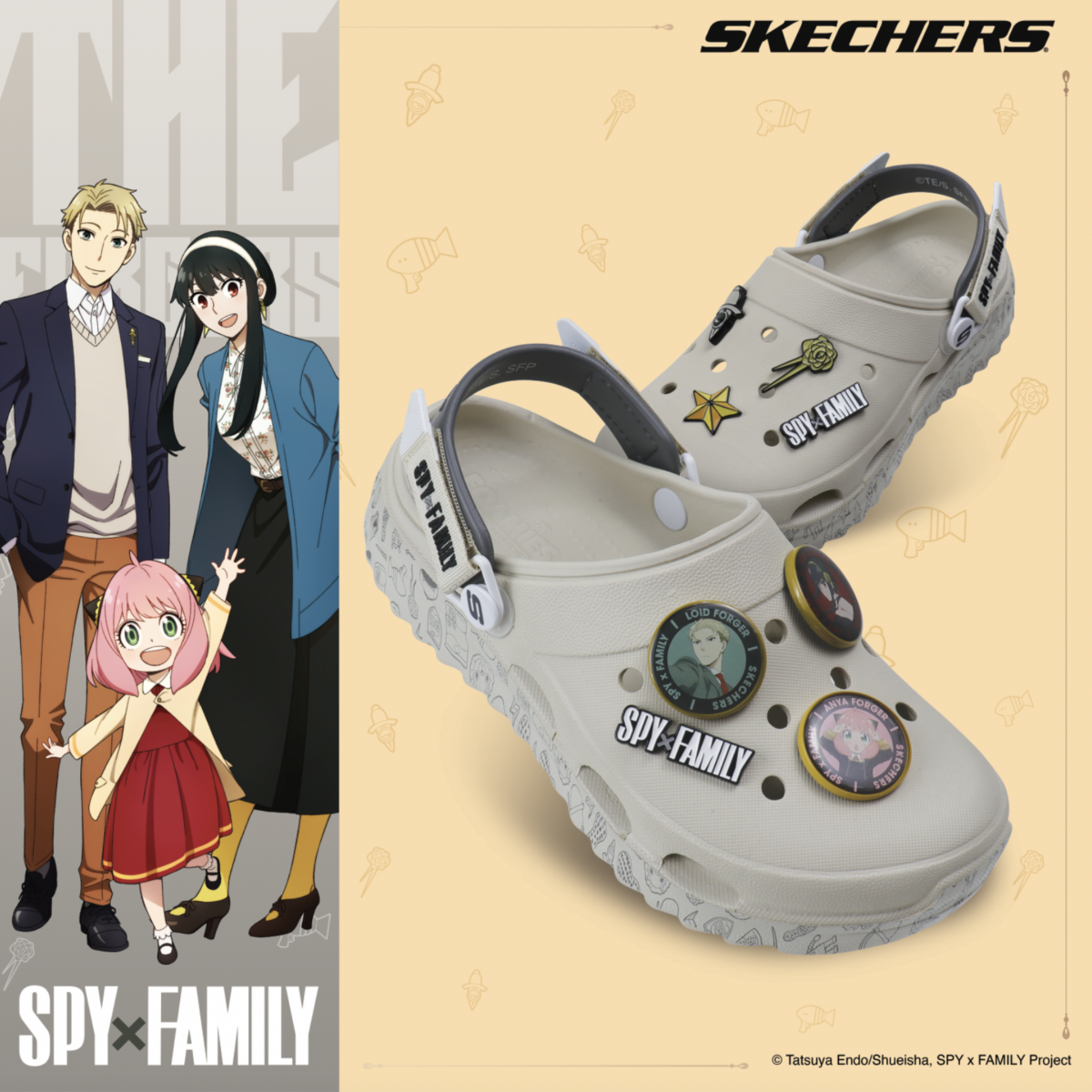 SPYxFAMILY | Skechers Foamies