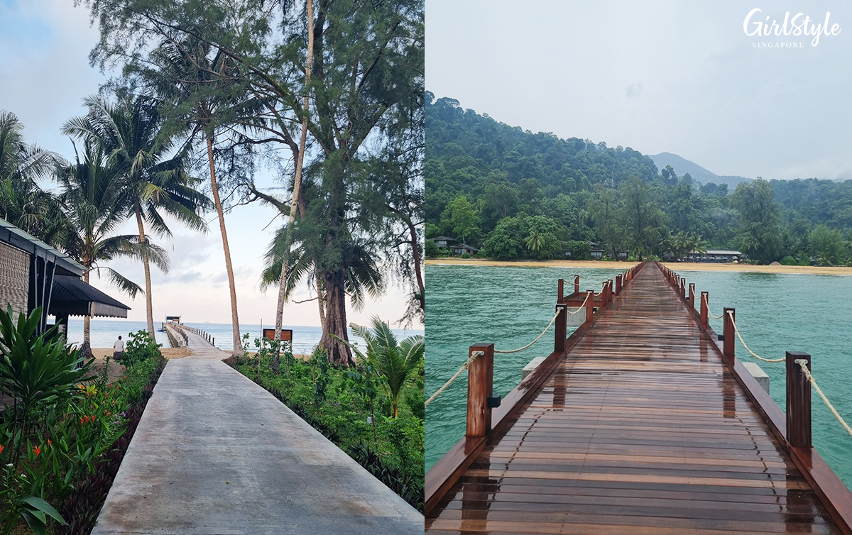Jetty to The Boathouse Pulau Tioman