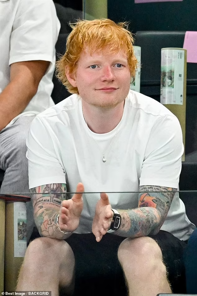Ed Sheeran at the Paris Olympics 2024