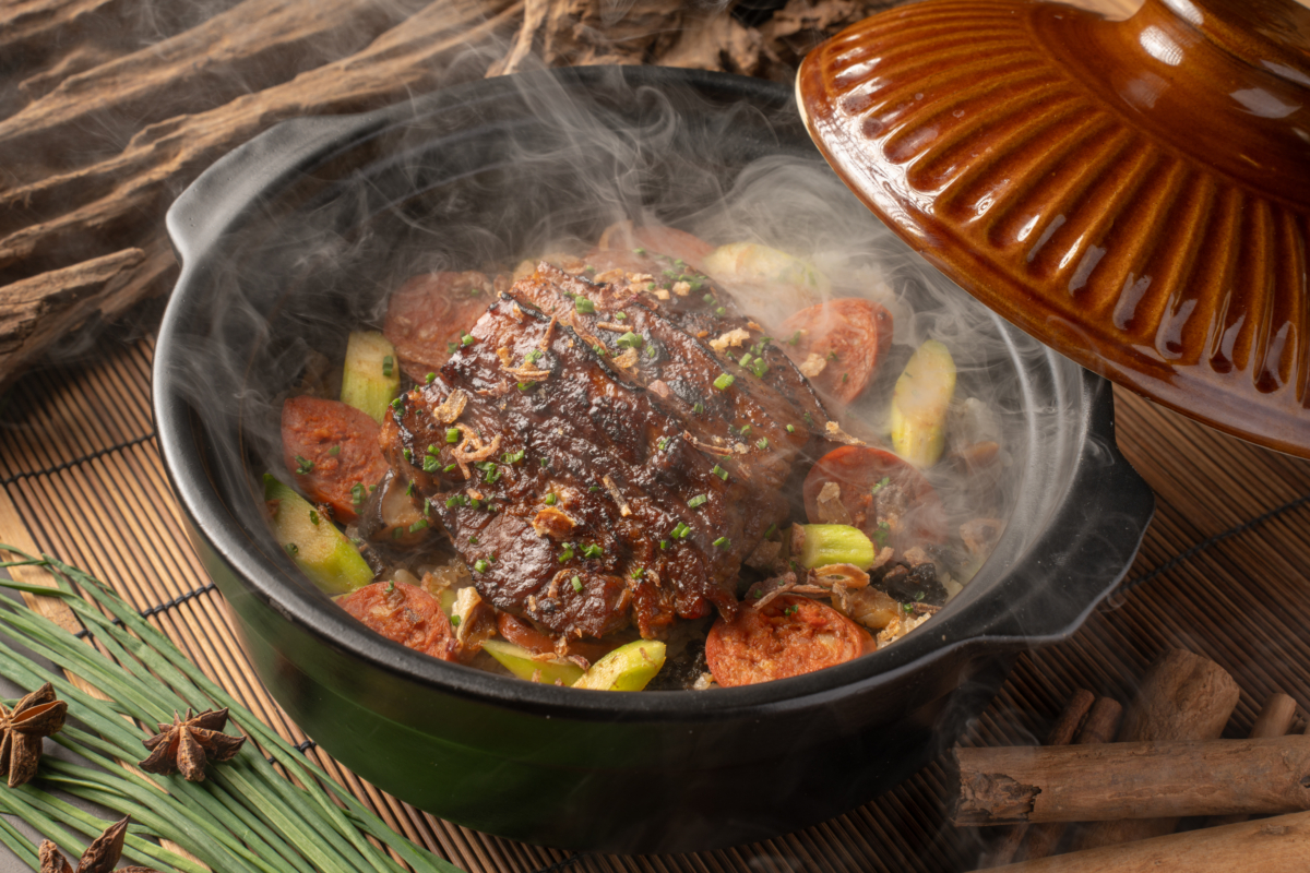 Pork Belly Claypot Rice