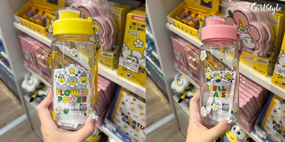 Flower Power and Bello Daisy water bottles