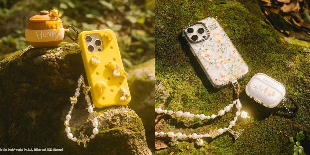 Winnie-the-Pooh Hunny Hunt crossbody and phone charm