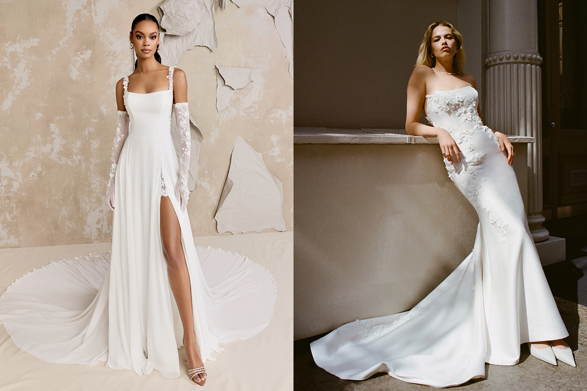 Straight Necklines Bridal S/S25