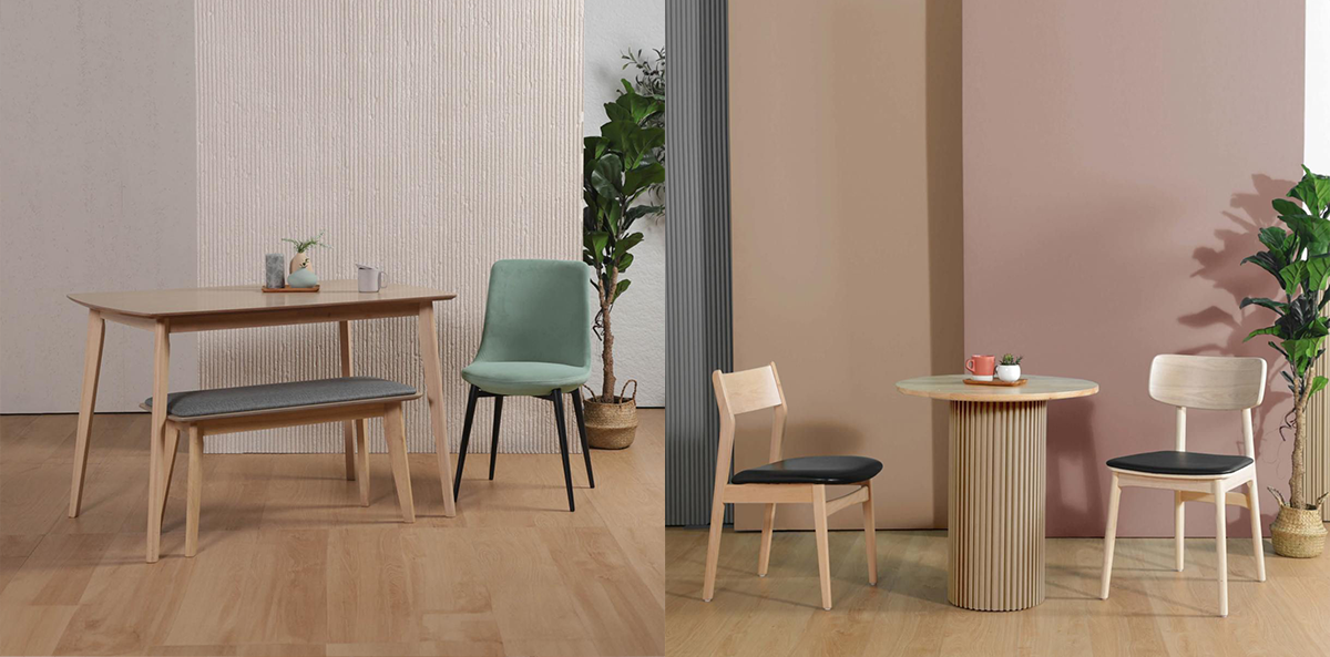 Zandy Dining Table and Ohio Dining Table