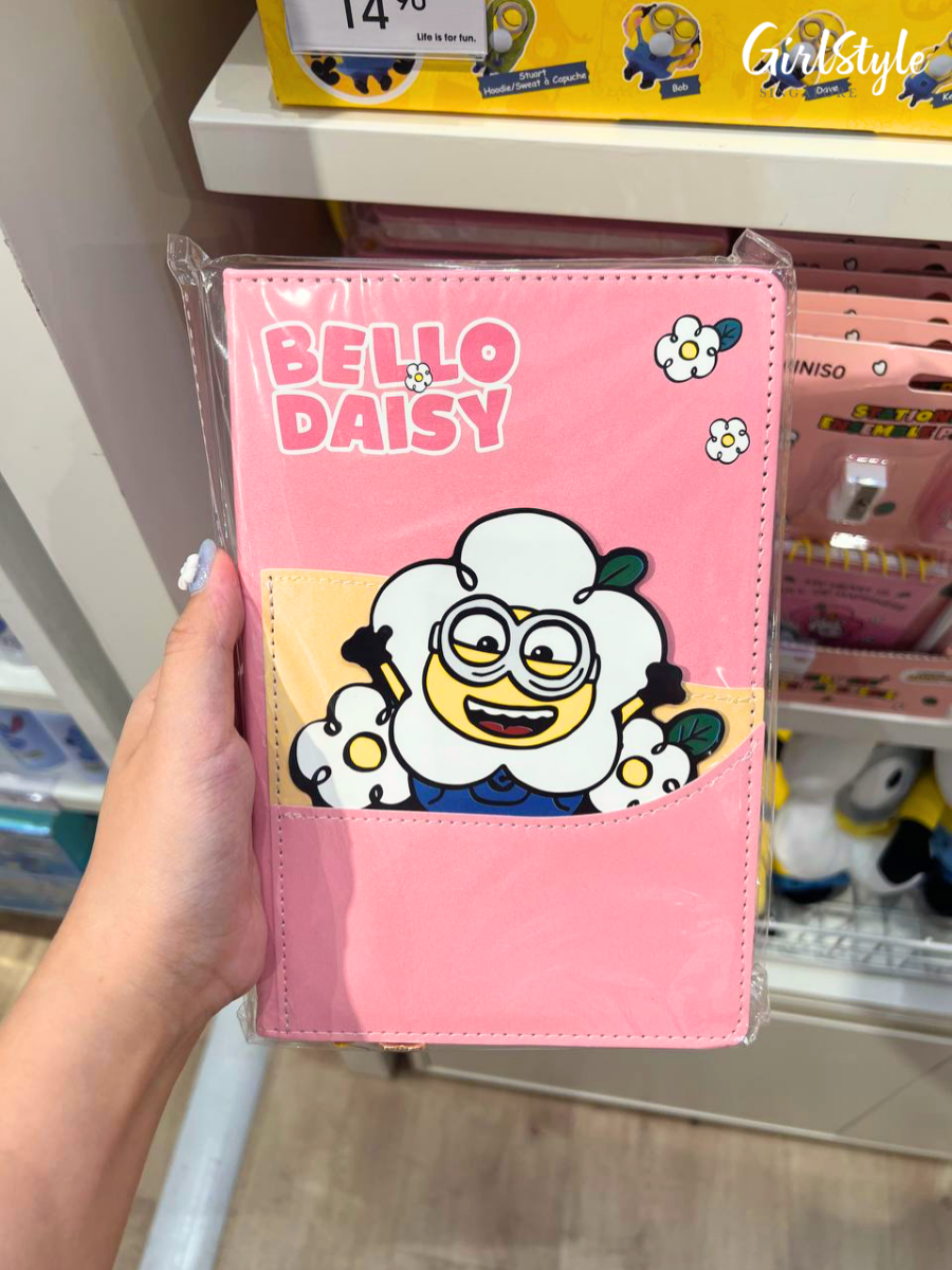 Bello Daisy pink notebook