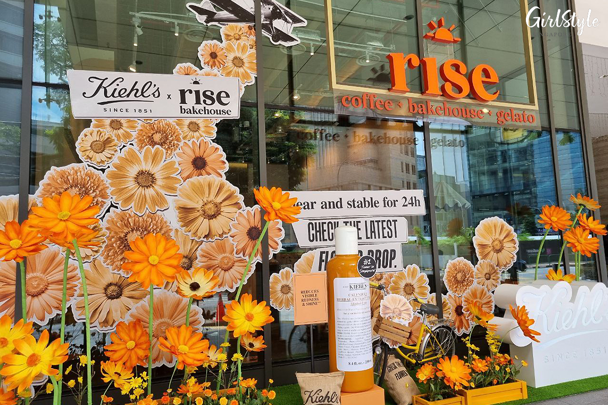 Calendula-themed photo spot