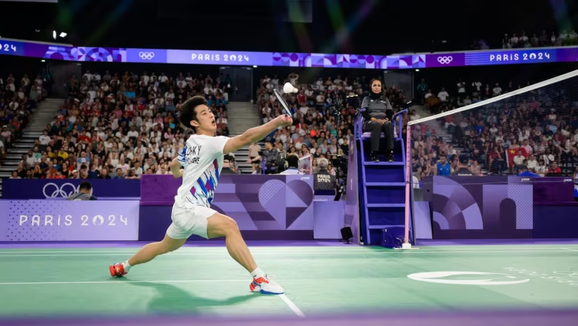 Loh Kean Yew competes against Uriel Canjura on 31 Jul 2024