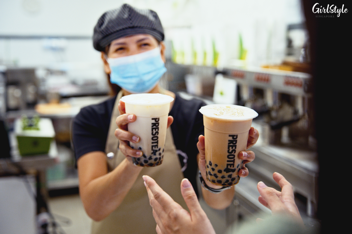 2 Medium Drinks at Presotea for $5.90 (U.P. $11.20)