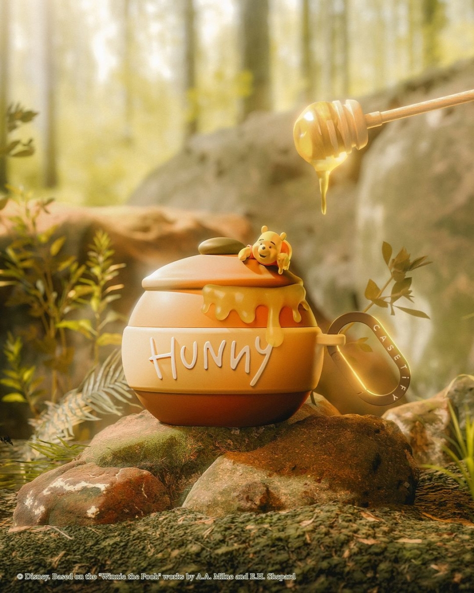 CASETiFY x Winnie-the-Pooh AirPods case