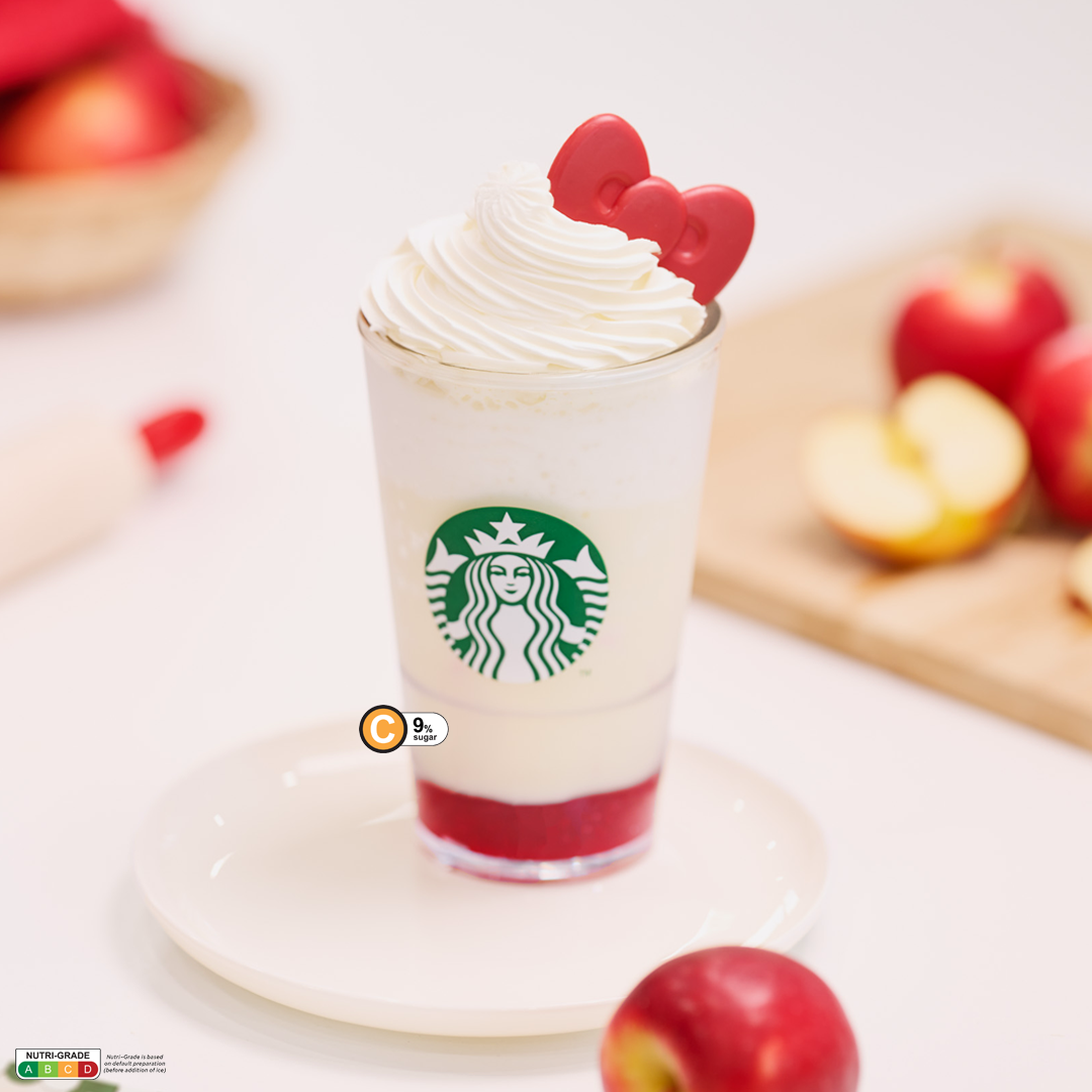 Hello Kitty | Starbucks Apple Pie Cream Frappuccino Blended Beverage