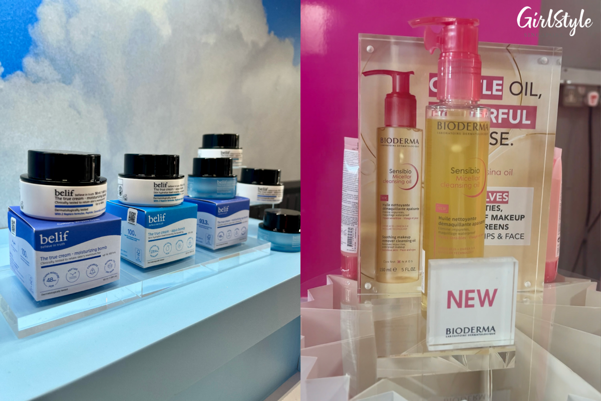 belif and Bioderma products at Guardian