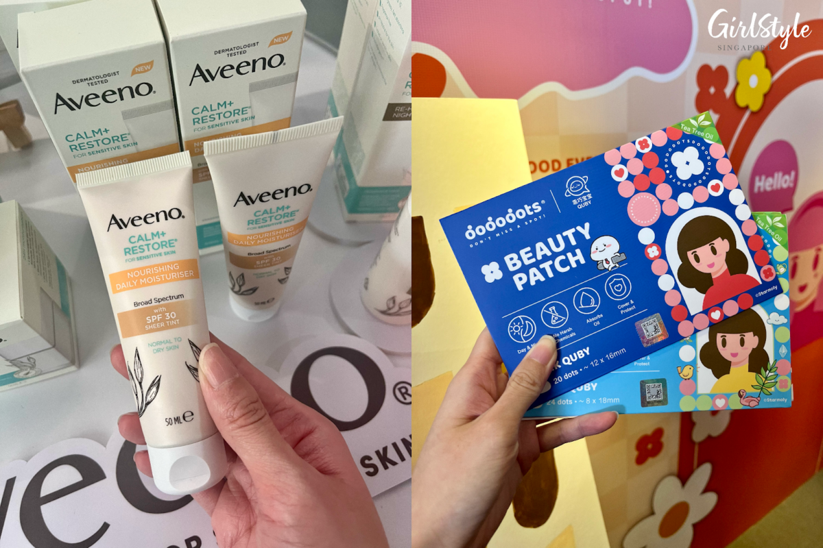 Aveeno Face Calm and Restore Nourishing Daily Moisturiser with SPF 30 and Dododots Beauty Patch - Dream Quby