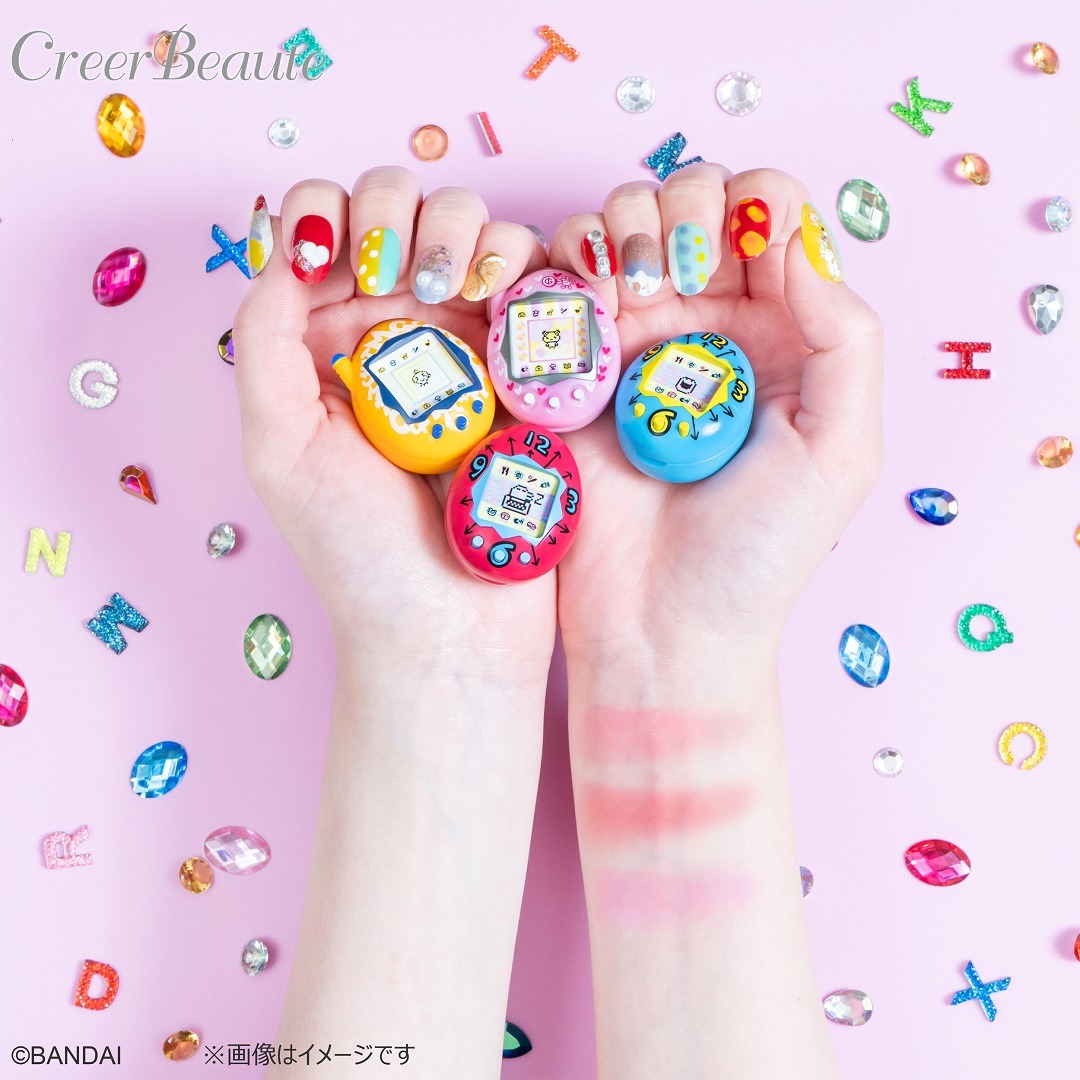 CreerBeaute's Tamagotchi lip & cheek balm series