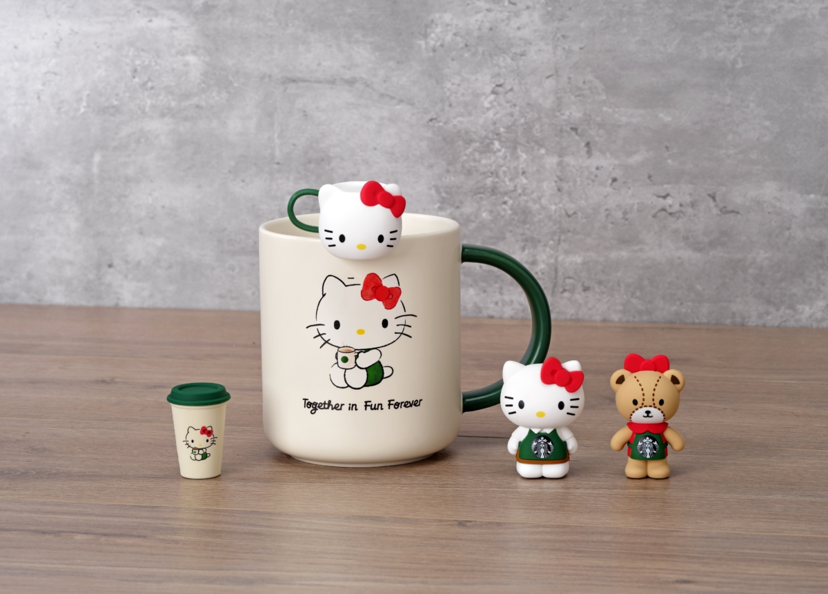 Hello Kitty | Starbucks Blind Box Collectible Cup Clip Set of 4
