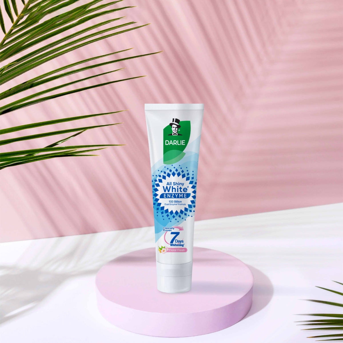 Darlie All Shiny White Enzyme Whitening Toothpaste Floral Fresh