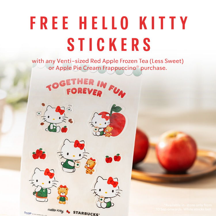 Free Hello Kitty | Starbucks Stickers