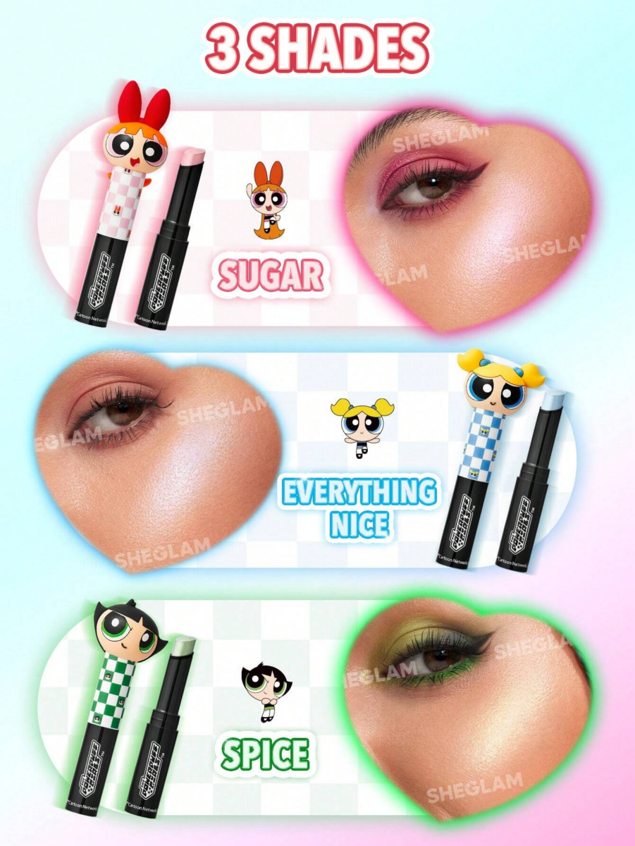 The Powerpuff Girls X SHEGLAM Power-Noia Shimmer Stick
