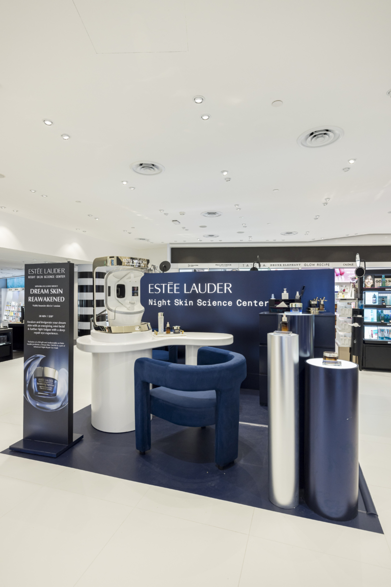 Estée Lauder Night Skin Science Center at Sephora ION Orchard