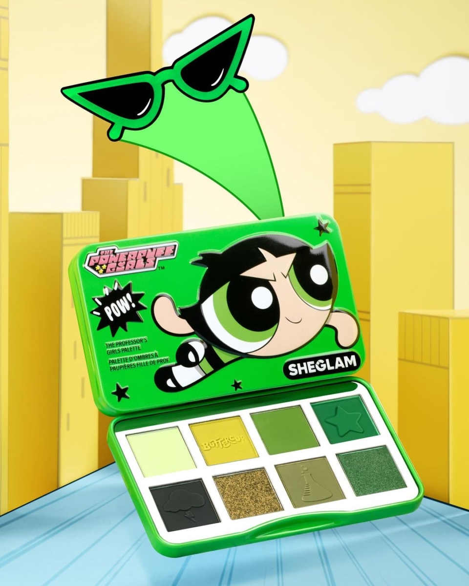The Powerpuff Girls X SHEGLAM The Professor's Girls Palette-Toughest Fighter