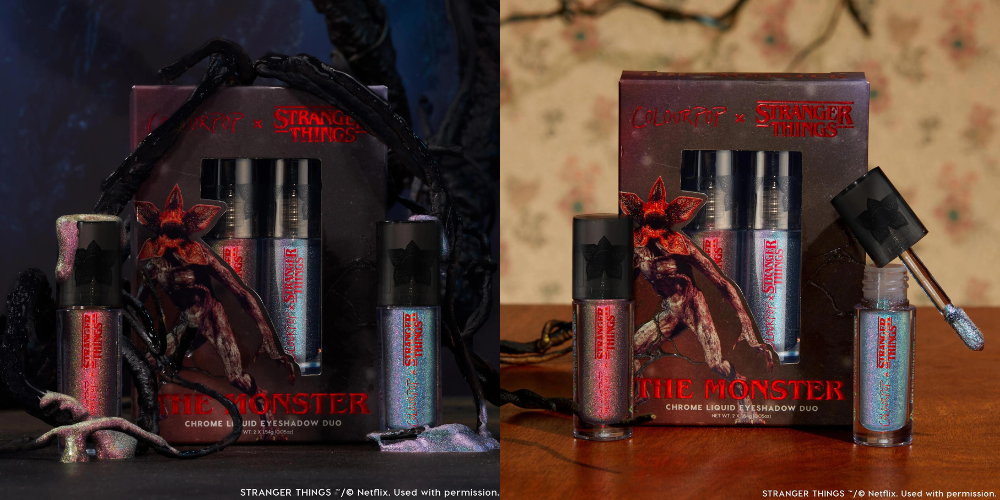 ColourPop x Stranger Things The MonsterChrome Liquid Shadow Kit