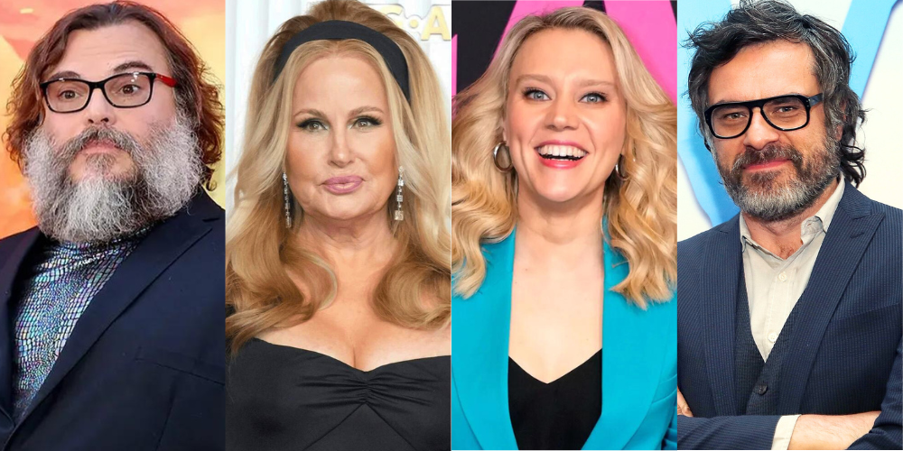 Jack Black, Jennifer Coolidge, Kate McKinnon, and Jemaine Clement also star in A Minecraft Movie.