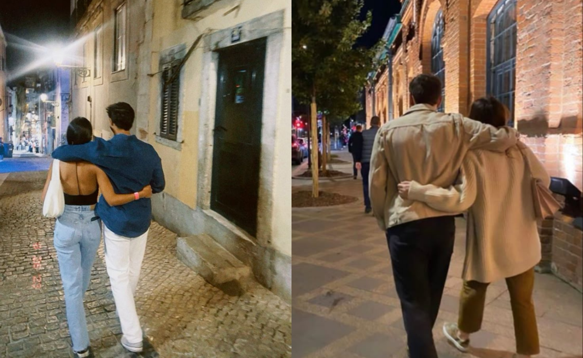 The ‘strolling the streets together’ shot is a great way to soft launch your relationship