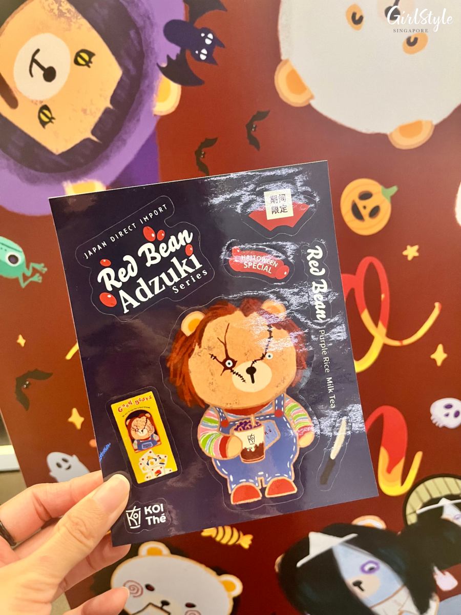 Free KOI Halloween sticker - BB Chucky