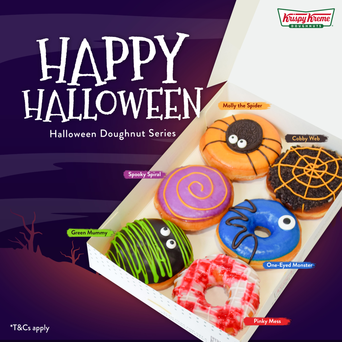 Krispy Kreme Halloween-special doughnuts