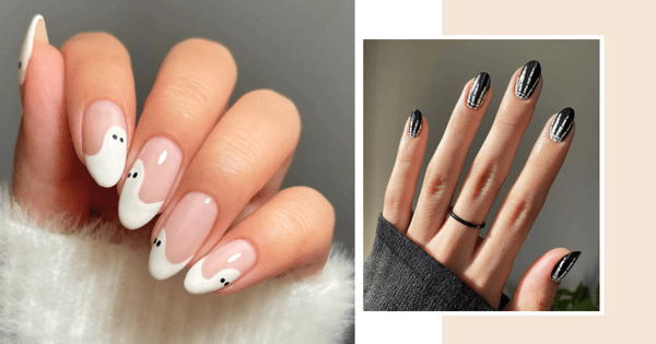 9 Spookily Cute Halloween Nail Designs