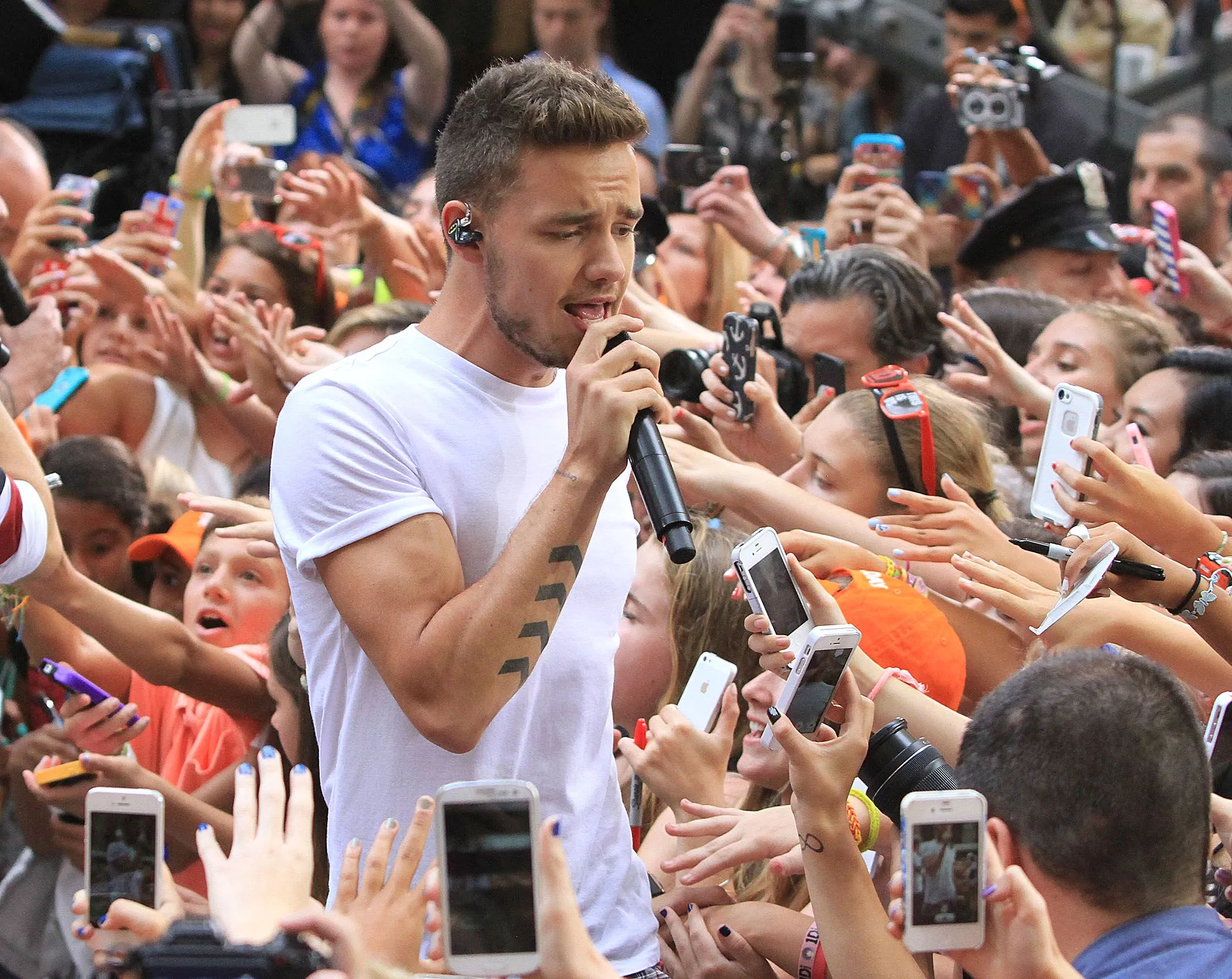 Liam Payne performing on the ‘Today Show’ in 2013