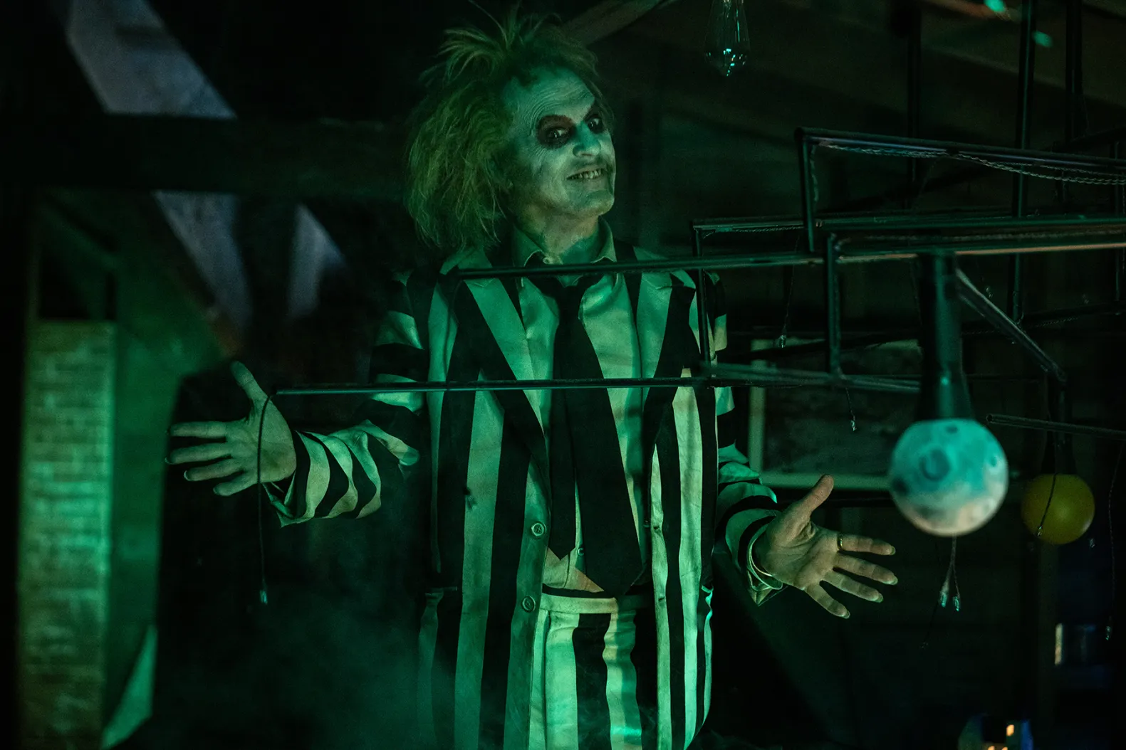 Michael Keaton in Beetlejuice Beetlejuice