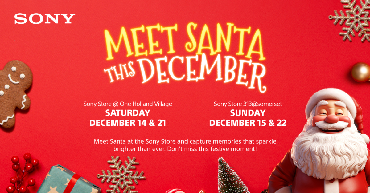 Photo-taking sessions with Santa Claus