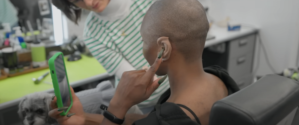 Cynthia Erivo wore prosthetic ears to cover her heavily-pierced ears