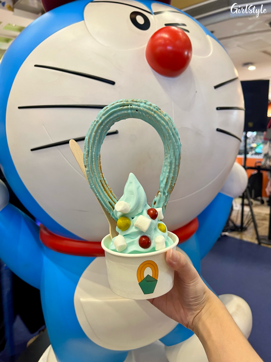 Doraemon-inspired Churros and Ice Cream by Twist & Buckle