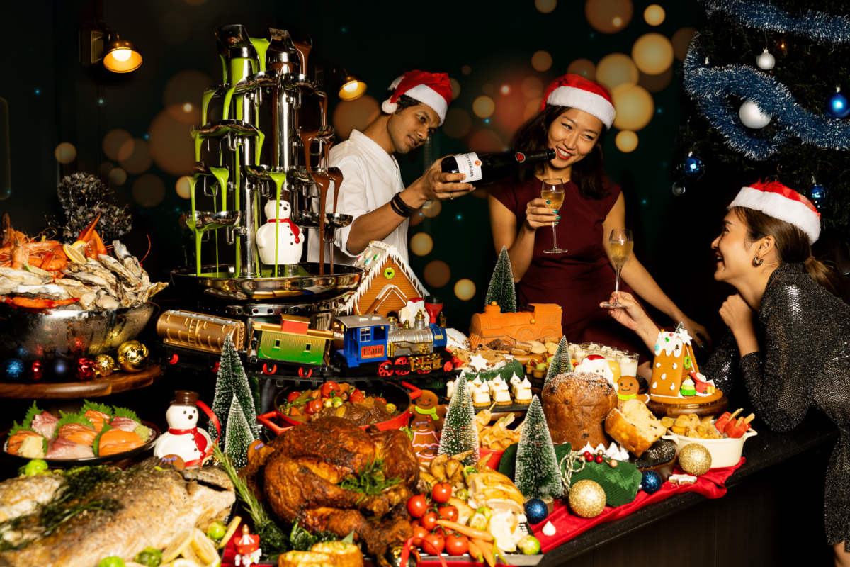 Christmas buffet at Madison's