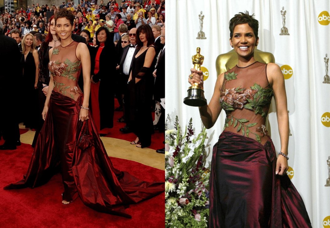 Halle Berry Rewears Her Historic 2002 Oscars Elie Saab Gown