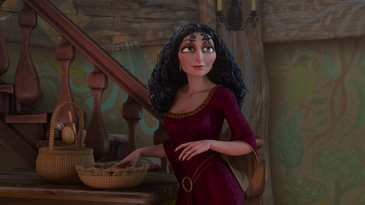 Mother Gothel, voiced by actress/singer Donna Murphy