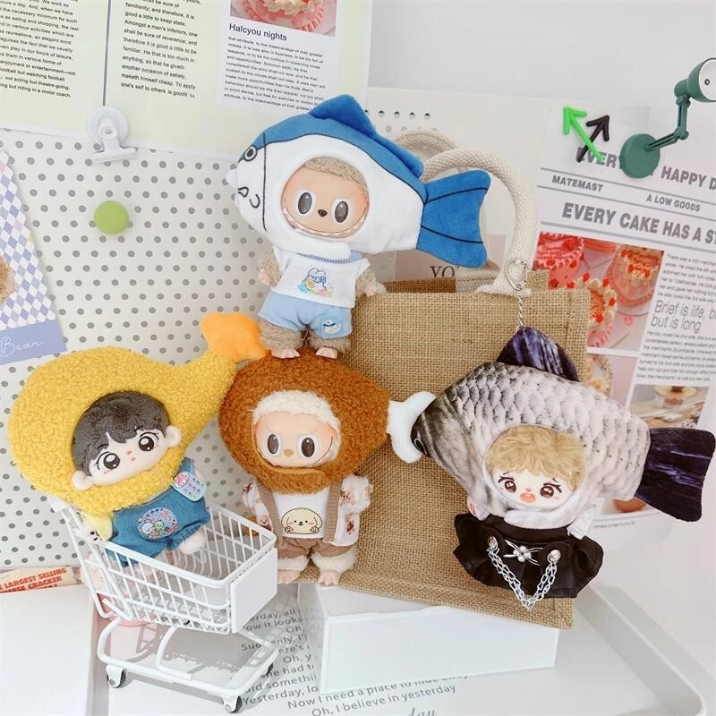 Novelty hats for Labubu dolls