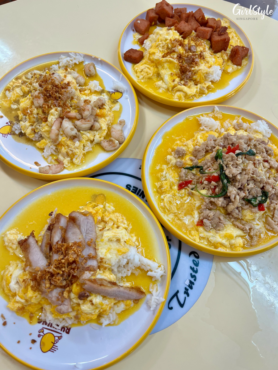 Running Egg Egg Rice