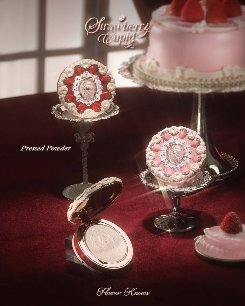 Strawberry Cupid Pressed Powder