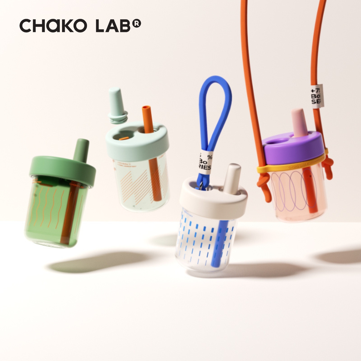 ChakoLab BOBO Straw Cup Round