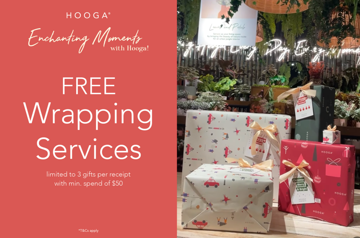 HOOGA Free Gift Wrapping Service