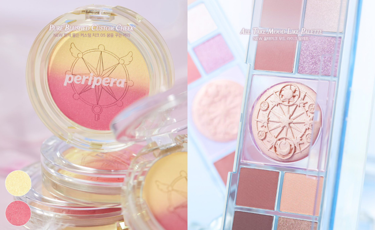 Pure Blushed Custom Cheek in 05 Dreamy Cherry and All Take Mood Like Palette in 05 Clear Winter