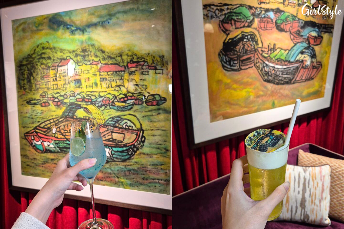 Lim Tze Peng-inspired mocktail and cocktail